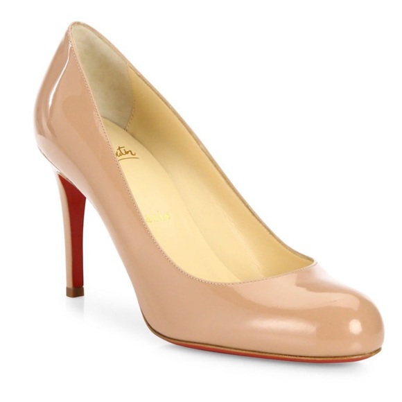SOLD Christian Louboutin, sz42 Simple 85 Patent Leather Pumps - Picture 9 of 9
